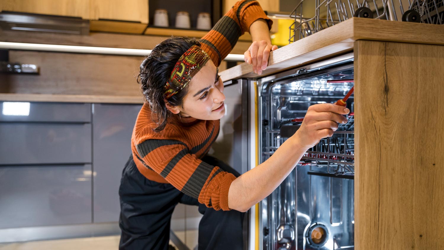 Complex dishwasher installation in London